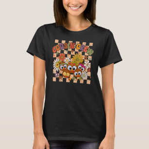 Cousin Crew Turkey groovy Thanksgiving Fall Autumn T-Shirt