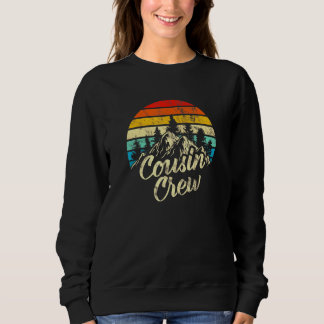Cousin Creww Camping Outdoor Sunset Summerr Campin Sweatshirt