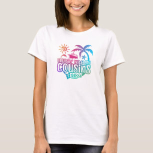 Cousin Cruise 2024 with Cruise Ship and Flip Flops T-Shirt