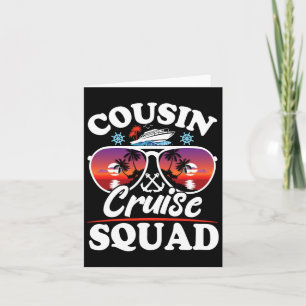 Cousin Cruise Squad 2025 Cruise Ship Party Group V Card