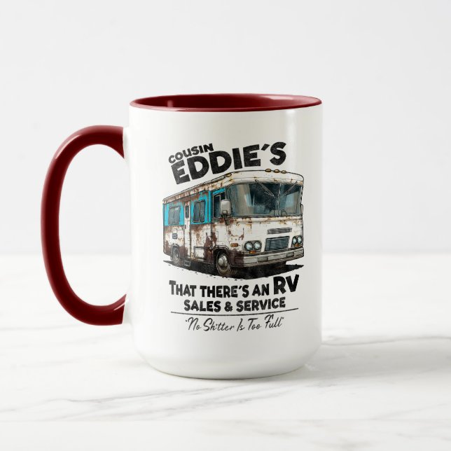 Cousin Eddie's RV Sales and Service Mug (Left)