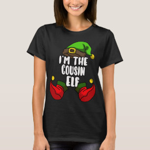 Cousin Elf Matching Family Christmas Party Pajama T-Shirt