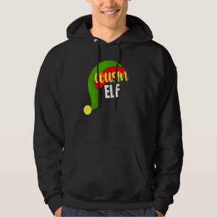Cousin Elf Matching Family Group Christmas Party P Hoodie
