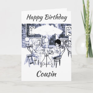 "COUSIN" HAPPY BIRTHDAY CARD