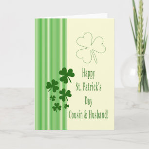 Cousin & Husband Happy St. Patrick's Day Card