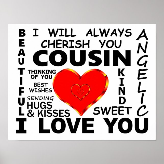 Cousin I Love You Poster (Front)