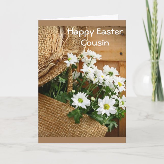 **COUSIN** LOVE TO YOU AT EASTER HOLIDAY CARD (Front)