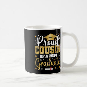 Cousin Of A 2024 Graduate Cl Graduation Coffee Mug