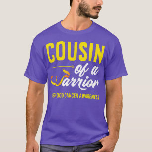 Cousin Of A Warrior Childhood Cancer Awareness 131 T-Shirt