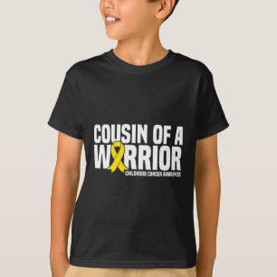 Cousin of a Warrior Childhood Cancer Awareness 1 T-Shirt