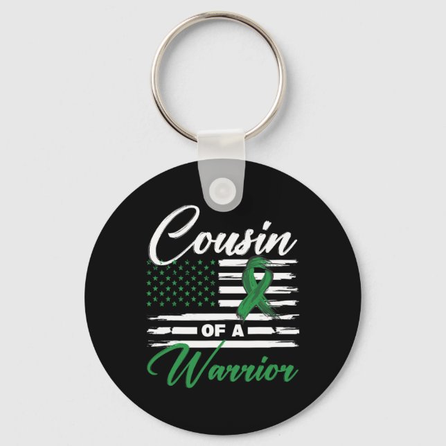 Cousin Of A Warrior Flag Gallbladder Or Bile Duct  Key Ring (Front)