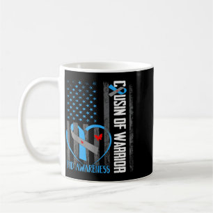 Cousin Of A Warrior Type One Diabetes T1d Coffee Mug