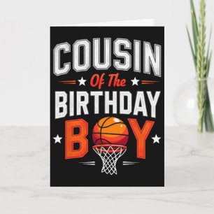 Cousin Of Birthday Boy Sketll Ller Card