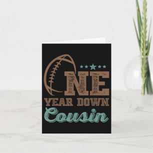 Cousin Of The Birthday Boy 1st Year Down Birthday  Card