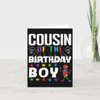 Cousin Of The Birthday Boy Autism Awareness Puzzle