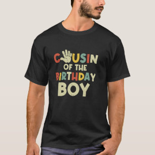 Cousin Of The Birthday Boy Hi Five 5 Year Old Bday T-Shirt
