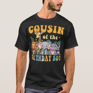 Cousin of the Birthday Boy Kid Safari Jungle Anima T-Shirt