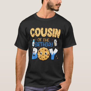 Cousin of the birthday boy Milk and Cookies 1st bi T-Shirt