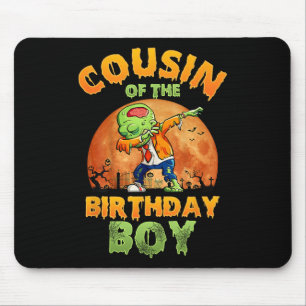 Cousin Of The Birthday Boy Zombie Mum Halloween Co Mouse Mat