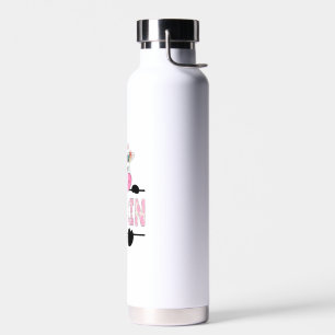 Cousin Of The Birthday Girl Cow Family Party _1 Water Bottle