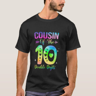 Cousin of The Birthday Girl Double Digits 10th Bir T-Shirt