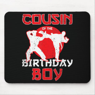 Cousin Of The Birthday Karate Taekwondo Boy Mouse Mat