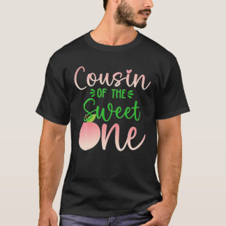Cousin Of The Birthday One Peach 1St Summer Fruit T-Shirt
