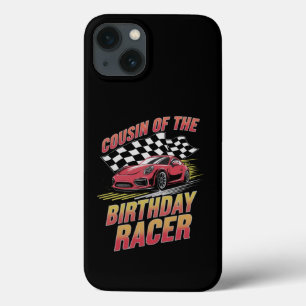 Cousin Of The Birthday Racer Racing Family Party iPhone 13 Case
