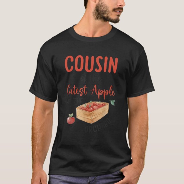Cousin Of The Cutest Apple In The Orchard Apple Pi T-Shirt (Front)