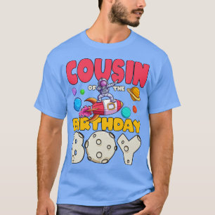 Cousin of the Dabbing Astronaut Birthday Boy Match T-Shirt