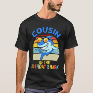 Cousin of the Shark Birthday Boys Matching Family T-Shirt