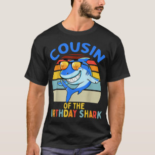 Cousin of the Shark Birthday Boys Matching Family T-Shirt