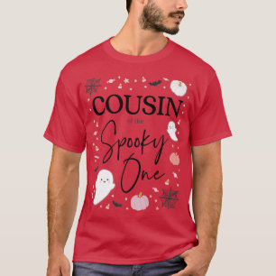 Cousin of the Spooky One Girl First Birthday Pink  T-Shirt