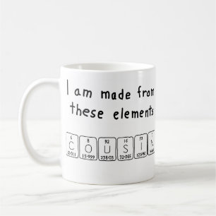Cousin periodic table name mug