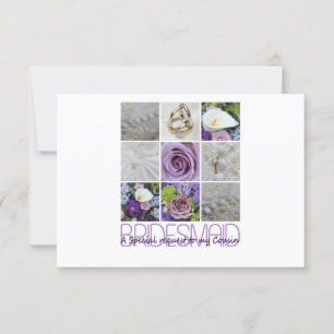 Cousin Please be Bridesmaid Invitation