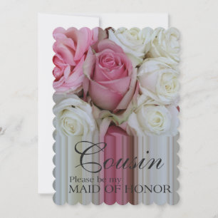 Cousin, Please be my Maid of Honour? Invitation