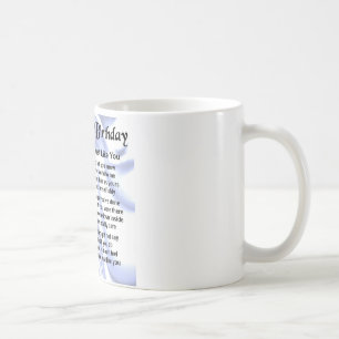 Cousin poem 70th Birthday Coffee Mug