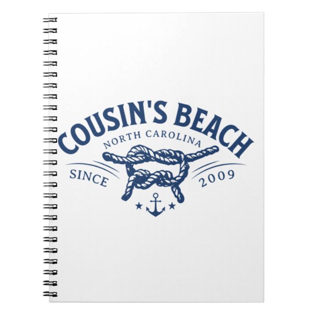 Cousin’s Beach NC The Summer I Turned Pretty  Notebook (Front)