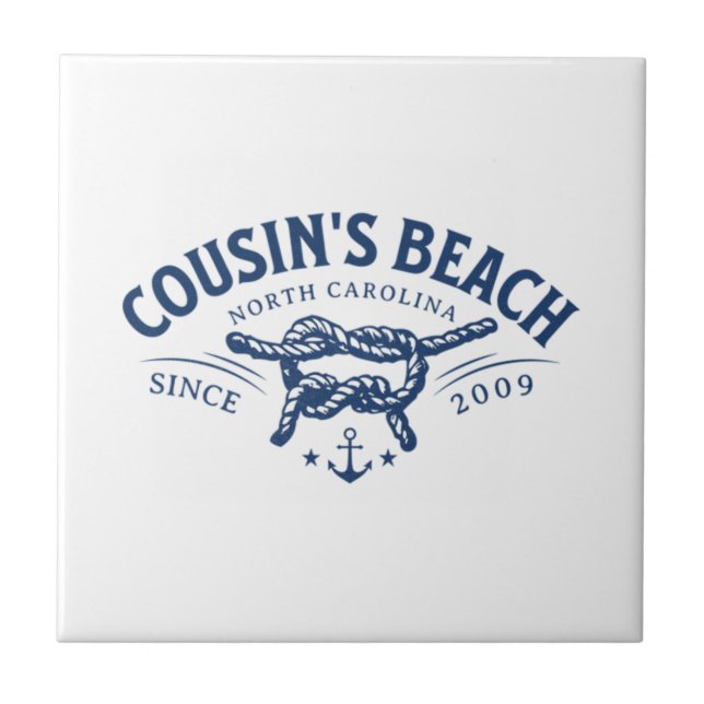 Cousin’s Beach, NC The Summer I Turned Pretty  Tile (Front)