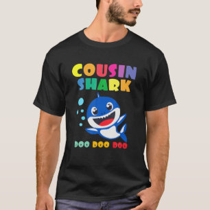 Cousin Shark Doo Doo Funny Baby Mummy Kids T-Shirt