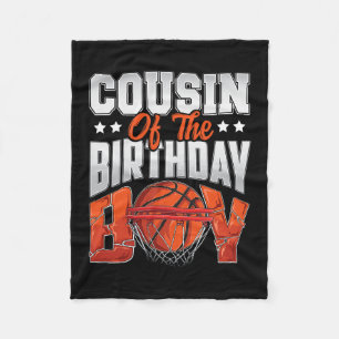 Cousin Sketll Birthday Boy Family Ller B-day Party Fleece Blanket