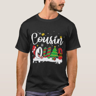 Cousin Squad Xmas Tree Family Matching Christmas P T-Shirt