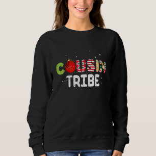 Cousin Tribe Cousin Holiday Christmas for Kids Boy Sweatshirt