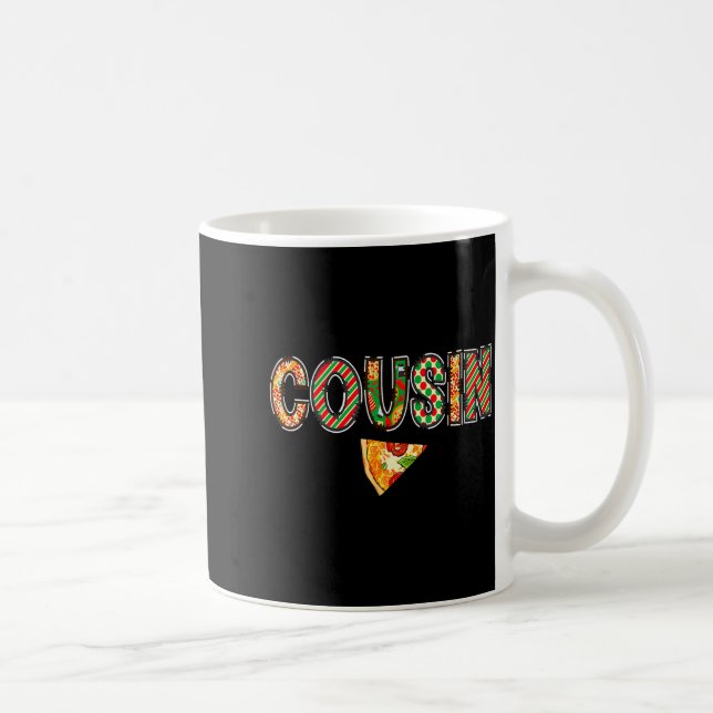 Cousin Zza Birthday Squad Crew Family Matching  Coffee Mug (Right)