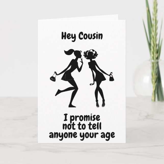 COUSIN'S 40th BIRTHDAY CARD (Front)