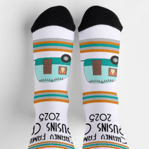 Cousins Camp Retro Camper Socks