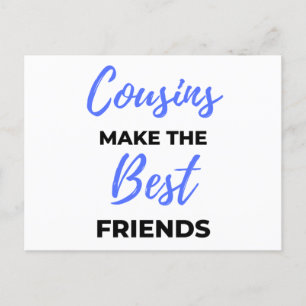 Cousins Make The Best Friends 2 Holiday Postcard