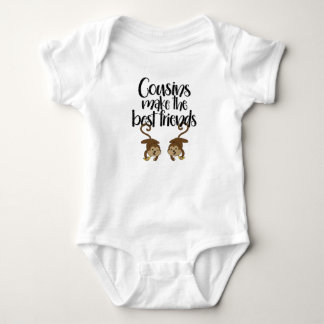 "Cousins make the best friends" Monkey Bodysuit
