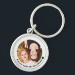 Cousins Make the Best Friends Photo Key Ring<br><div class="desc">Elegant photo keychain with cousin quote "Cousins make the best friends"</div>