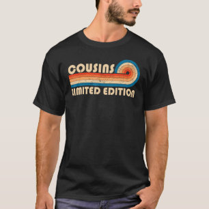 COUSINS Surname Retro Vintage 80s 90s Birthday Reu T-Shirt